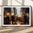 Abstract Jazz Art Wall Art Canvas Print – Colorful Musical