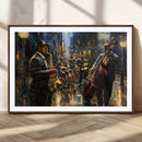 Jazz Canvas Wall Art Print – Abstract African American Music