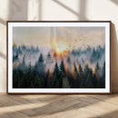 Abstract Forest Wall Art - Serene Nature Canvas Print with by MyGreatCanvas | Canvas Wall Art Prints | Photo Prints & Wall Decor