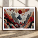 Abstract Mountain Wall Art Canvas Print – Vibrant Stylized by MyGreatCanvas | Canvas Wall Art Prints | Photo Prints & Wall Decor