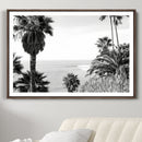 Palm Trees Wall Art Canvas Print – Framed Coastal Ocean