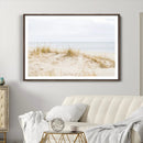 Beach Dunes Wall Art Canvas Print – Framed Serene Coastal