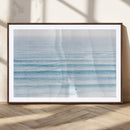 Ocean Wave Surfer Wall Art – Framed Minimal Seascape Canvas by MyGreatCanvas | Canvas Wall Art Prints | Photo Prints & Wall Decor