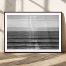 Monochrome Ocean Wall Art Canvas Print – Framed Moody Ocean by MyGreatCanvas | Canvas Wall Art Prints | Photo Prints & Wall Decor