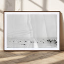 Monochrome Swimming Wall Art Canvas Print – Framed Ocean by MyGreatCanvas | Canvas Wall Art Prints | Photo Prints & Wall Decor
