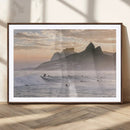 Sunset Surfing Wall Art Canvas Print – Framed Misty by MyGreatCanvas | Canvas Wall Art Prints | Photo Prints & Wall Decor