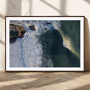 Ocean Wave Wall Art – Aerial Coastal View Canvas Artwork, by MyGreatCanvas | Canvas Wall Art Prints | Photo Prints & Wall Decor