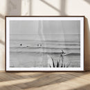Surfer Silhouette Wall Art Canvas Print – Framed Calm Ocean by MyGreatCanvas | Canvas Wall Art Prints | Photo Prints & Wall Decor