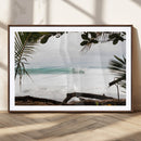 Tropical Surf Wall Art Canvas Print – Framed Palm Tree View by MyGreatCanvas | Canvas Wall Art Prints | Photo Prints & Wall Decor