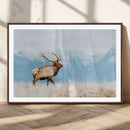 Mountain Elk Wall Art Canvas Print – Framed Rustic Wildlife by MyGreatCanvas | Canvas Wall Art Prints | Photo Prints & Wall Decor