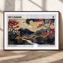 Modern Mount Fuji Wall Art Canvas Print – Framed Abstract