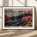 Modern Japanese Wall Art Canvas Print – Framed Contemporary