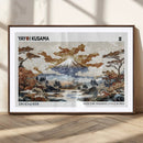 Modern Japanese Wall Art Canvas Print – Framed Abstract
