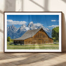 Mountain Barn Scene Wall Art Canvas Print – Framed Rustic by MyGreatCanvas | Canvas Wall Art Prints | Photo Prints & Wall Decor