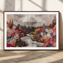 Mountain Wall Art Canvas Print – Framed Autumn Forest Art by MyGreatCanvas | Canvas Wall Art Prints | Photo Prints & Wall Decor