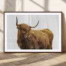 Highland Cow Wall Art Canvas Print – Framed Farmhouse Rustic by MyGreatCanvas | Canvas Wall Art Prints | Photo Prints & Wall Decor