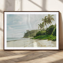 Relaxing Beach Wall Art Canvas Print – Framed Ocean View