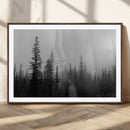 Misty Pines Wall Art Canvas Print – Framed Woodland by MyGreatCanvas | Canvas Wall Art Prints | Photo Prints & Wall Decor