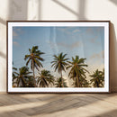 Palms Wall Art Canvas Print – Framed Tropical Coastal Nature