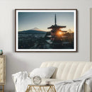 Mount Fuji Wall Art Canvas Print Framed Japan Travel Art by MyGreatCanvas | Canvas Wall Art Prints | Photo Prints & Wall Decor