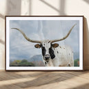 Texas Longhorn Wall Art Canvas Print – Framed Western Rustic by MyGreatCanvas | Canvas Wall Art Prints | Photo Prints & Wall Decor