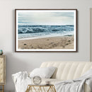 Ocean Wall Art Canvas Print – Moody Coastal Seascape Scene