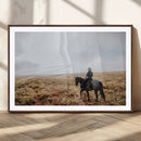 Cowboy Wall Art Canvas Print – Framed Western Ranch Scene by MyGreatCanvas | Canvas Wall Art Prints | Photo Prints & Wall Decor