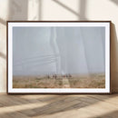 Foggy Plains Wall Art Canvas Print – Framed Horseback Riders by MyGreatCanvas | Canvas Wall Art Prints | Photo Prints & Wall Decor