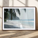 Tropical Beach Wall Art Canvas Print – Framed Serene Ocean by MyGreatCanvas | Canvas Wall Art Prints | Photo Prints & Wall Decor