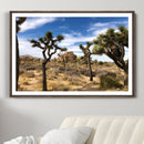 Joshua Tree Desert Wall Art Canvas Print – Framed