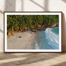 Tropical Beach Wall Art Canvas Print, Framed Ocean Waves and by MyGreatCanvas | Canvas Wall Art Prints | Photo Prints & Wall Decor