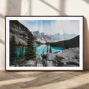 Canadian Rockies Wall Art Canvas Print – Framed Mountain by MyGreatCanvas | Canvas Wall Art Prints | Photo Prints & Wall Decor