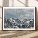 Snowy Peaks Wall Art Canvas Print – Alpine Wilderness