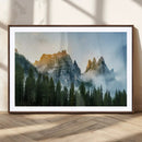 Wilderness Wall Art Canvas Print – Misty Forest Nature