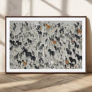 Wild Horse Stampede Wall Art Canvas Print – Monochrome by MyGreatCanvas | Canvas Wall Art Prints | Photo Prints & Wall Decor