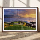 Pebble Beach Golf Wall Art Canvas Print – Iconic Coastal by MyGreatCanvas | Canvas Wall Art Prints | Photo Prints & Wall Decor