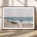 Coastal Ocean View Wall Art Canvas Print – Serene Rocky by MyGreatCanvas | Canvas Wall Art Prints | Photo Prints & Wall Decor
