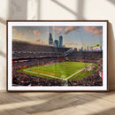 Chicago Bears Soldiers Field Wall Art Canvas Print – Framed