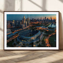 Chicago Bears Soldiers Field Wall Art Canvas Print – Framed