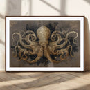 Octopus Wall Art Canvas Print – Black Gold Detailed by MyGreatCanvas | Canvas Wall Art Prints | Photo Prints & Wall Decor
