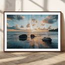Rocky Ocean Sunset Wall Art Print – Seaside Canvas Dramatic by MyGreatCanvas | Canvas Wall Art Prints | Photo Prints & Wall Decor