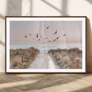 Coastal Pathway Canvas Wall Art Print – Framed Seaside by MyGreatCanvas | Canvas Wall Art Prints | Photo Prints & Wall Decor