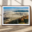 Misty Autumn Hills Wall Art Canvas Print, Foggy Forest by MyGreatCanvas | Canvas Wall Art Prints | Photo Prints & Wall Decor