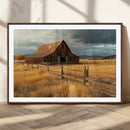 Golden Sunset Barn Wall Art Canvas Print, Rustic Autumn Farm by MyGreatCanvas | Canvas Wall Art Prints | Photo Prints & Wall Decor