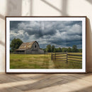 Rustic Stormy Barn Wall Art Canvas Print, Moody Country Farm by MyGreatCanvas | Canvas Wall Art Prints | Photo Prints & Wall Decor
