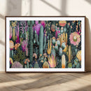 Colorful Desert Bloom Wall Art Canvas Print, Vibrant Cacti by MyGreatCanvas | Canvas Wall Art Prints | Photo Prints & Wall Decor