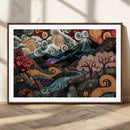Whimsical Abstract Landscape Wall Art Canvas Print, Colorful by MyGreatCanvas | Canvas Wall Art Prints | Photo Prints & Wall Decor