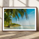 Peaceful Tropical Beach Wall Art Canvas Print – Palm Trees by MyGreatCanvas | Canvas Wall Art Prints | Photo Prints & Wall Decor