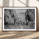 Wild Elephant Wall Art Canvas Print by MyGreatCanvas | Canvas Wall Art Prints | Photo Prints & Wall Decor