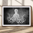Black White Octopus Wall Art Canvas Print by MyGreatCanvas | Canvas Wall Art Prints | Photo Prints & Wall Decor